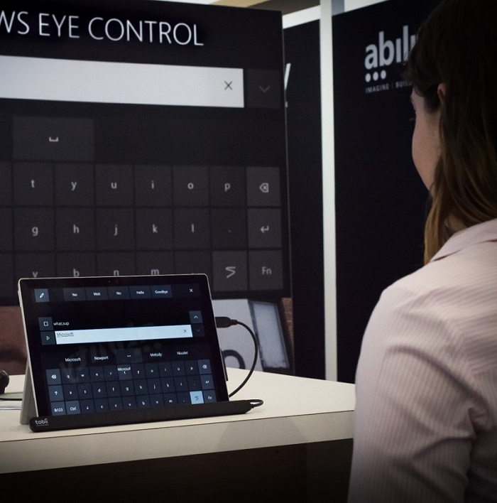 Tobii and Microsoft Collaborate to bring Eye Tracking Support in