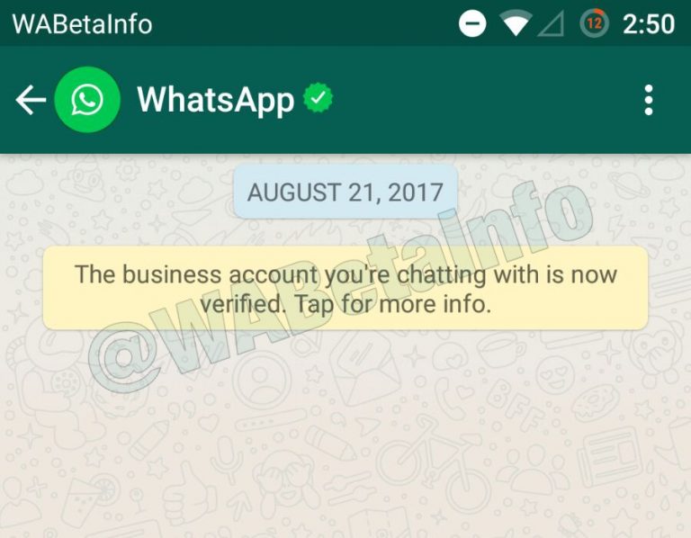 whatsapp verifid