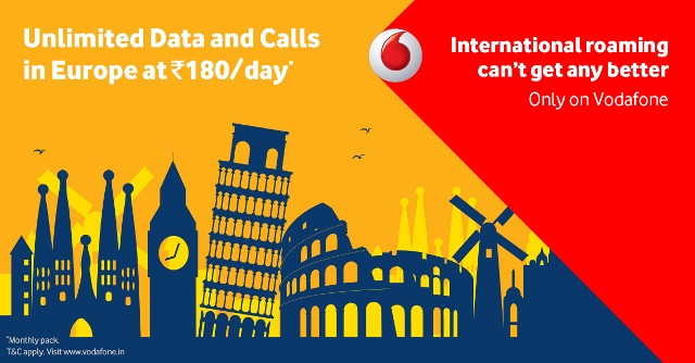 Vodafone Unlimited Roaming Pack Europe