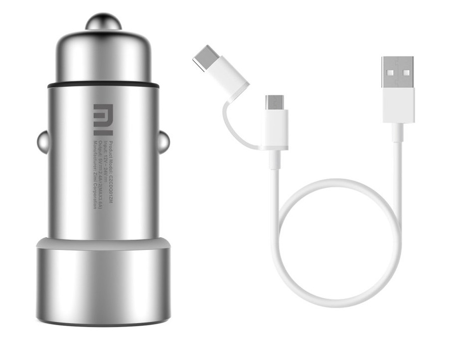 Xiaomi Mi Car Charge and Mi 2-in-1 USB Cable