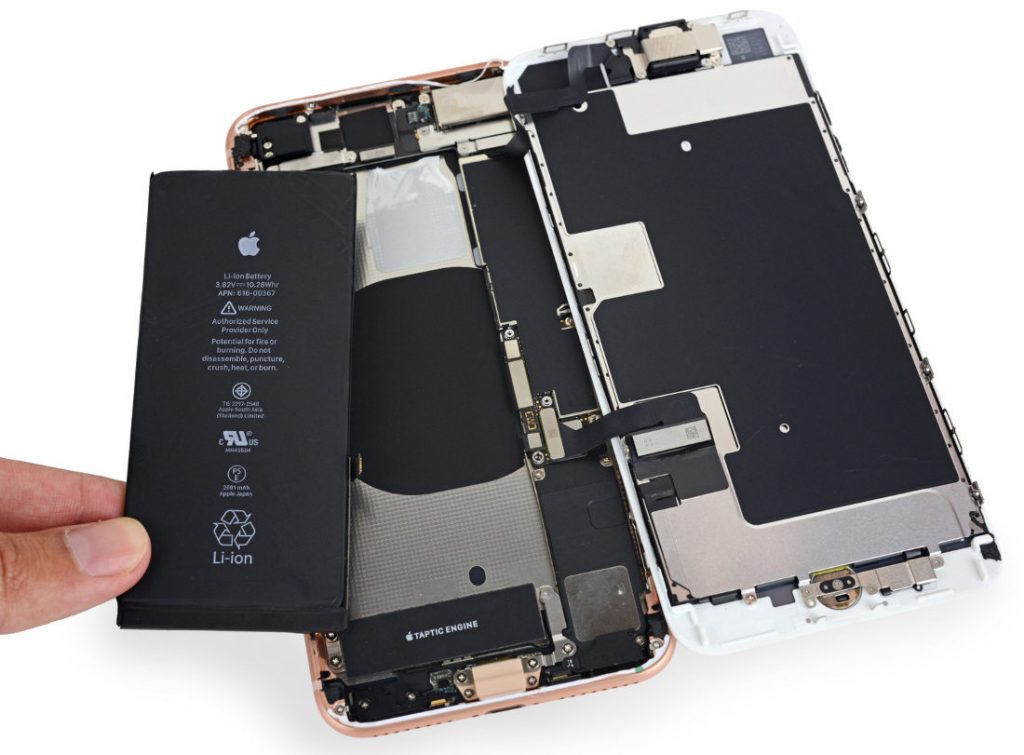 Apple iPhone 8 and 8 Plus teardown confirms smaller battery 