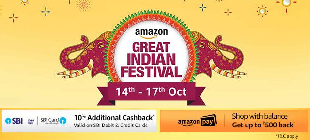 Amazon Great Indian Festival Oct 14 to 17