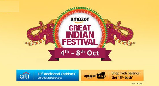 Amazon Great Indian Festival October 2017