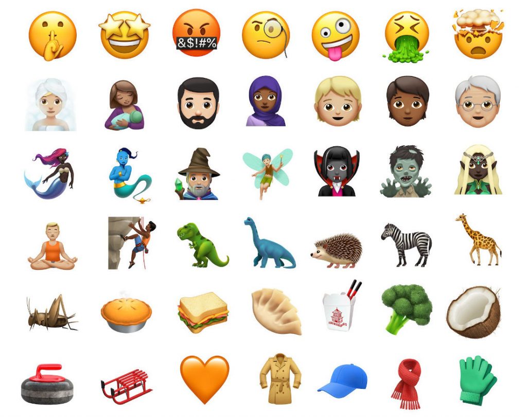 Apple iOS 11.1 Emojis