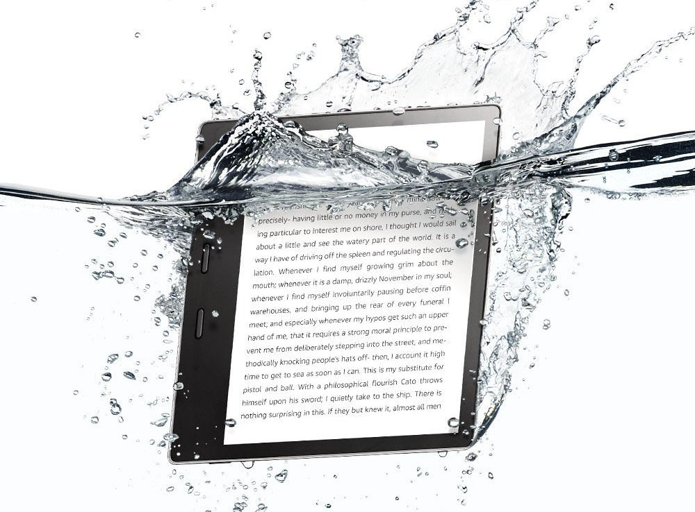 Kindle Oasis 2017 waterproof