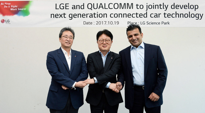 LG Qualcomm connected car tech partnership