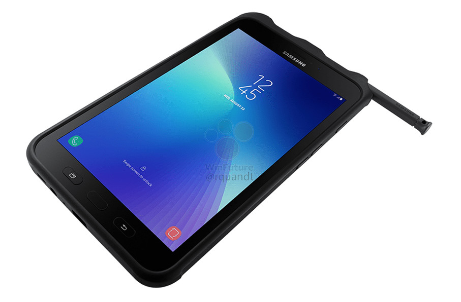 Samsung Galaxy Tab Active 2 rugged tablet with S Pen Bixby support fingerprint sensor surfaces