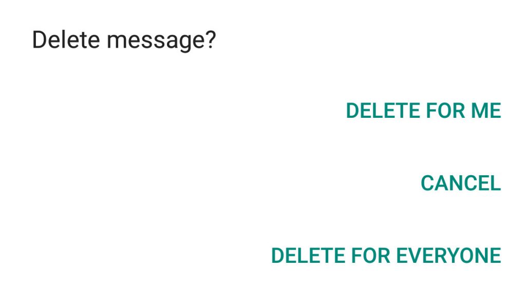 WhatsApp Delete for Everyone