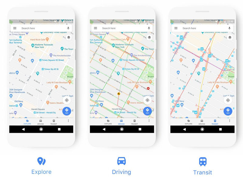 Google Maps Redesign