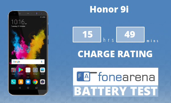 Honor 9i FoneArena One Charge Rating
