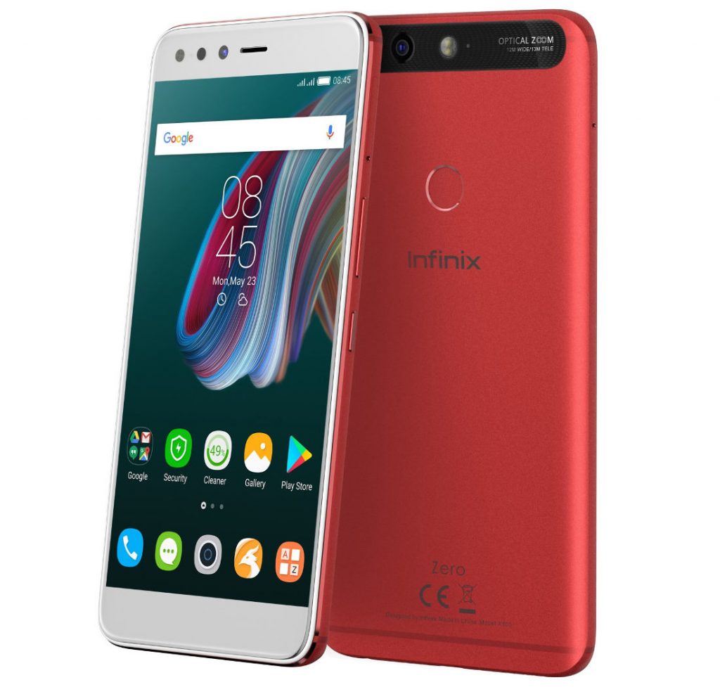 Infinix zero 5 is how many inch display