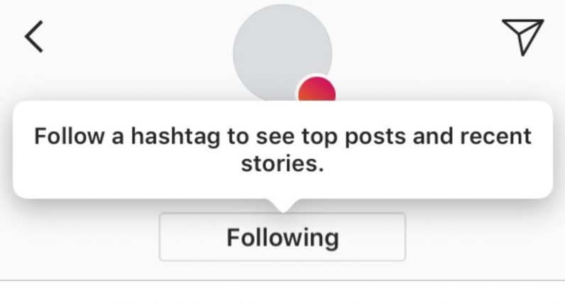 Instagram Follow Hashtag