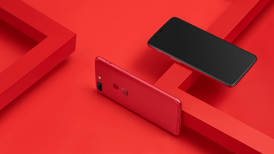 Red OnePlus 5T