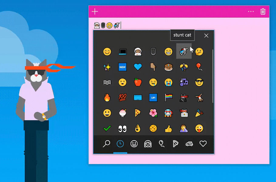 Windows 10 Insider Emoji Keyboard