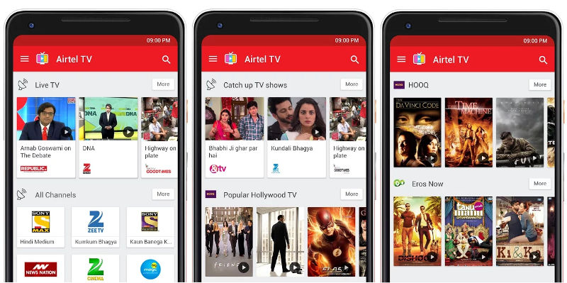 airtel live tv app download for android