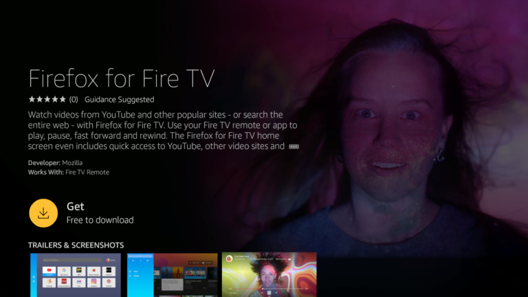 Firefox and Silk Web Browsers on the Fire TV