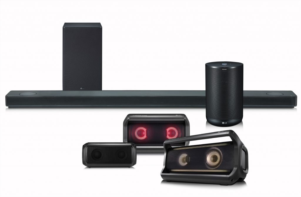 LG Audio speakers