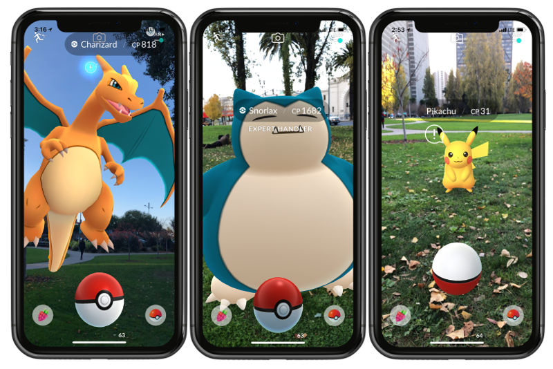 Pokemon Go iOS Advanced AR