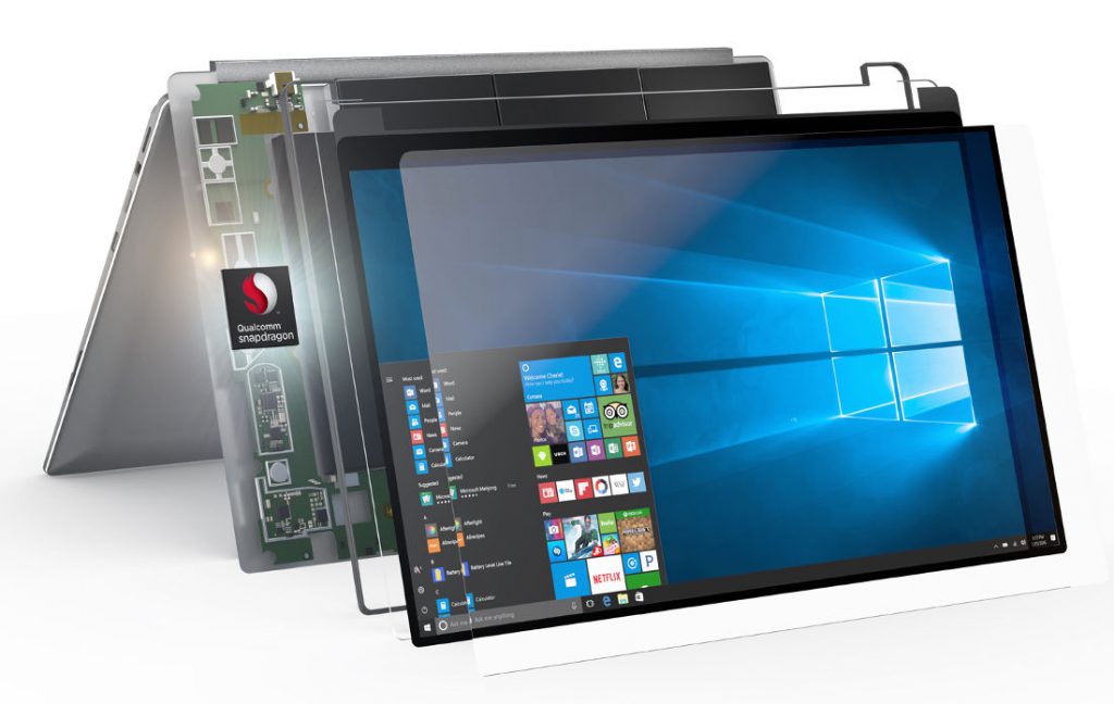 Snapdragon 835 WIndows 10 Always Connected PC
