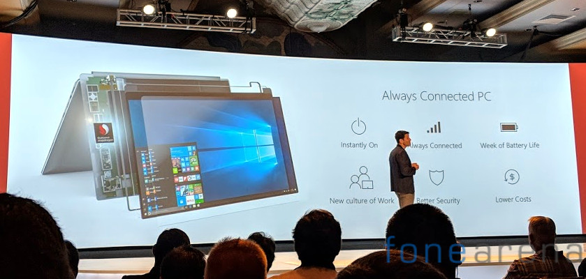 Snapdragon WIndows 10 Always Connected PC