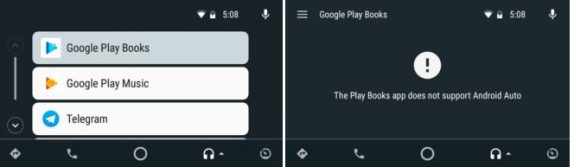 Google Play Books Android Auto
