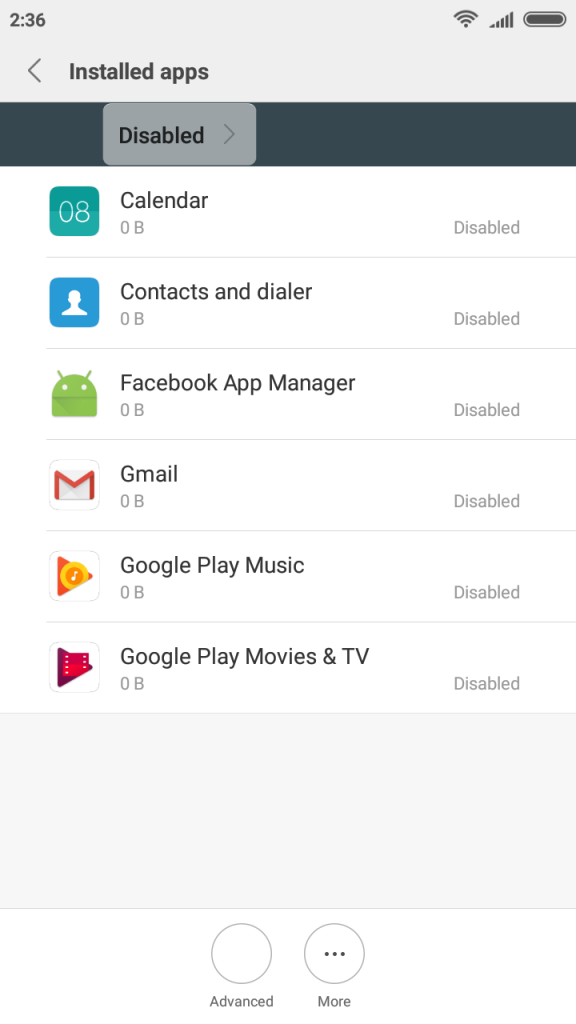 How to disable apps on Xiaomi devices without root