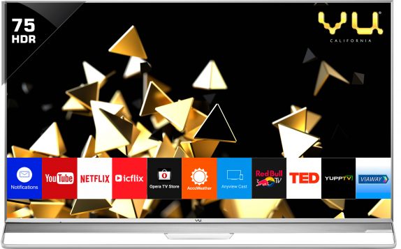 Vu 75-inch 4K HDR LED TV