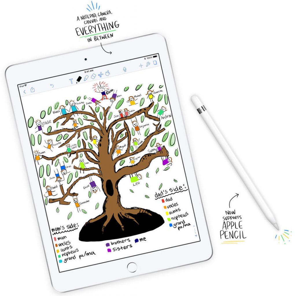 Apple introduces new 9.7-inch iPad with Apple Pencil support - Apple