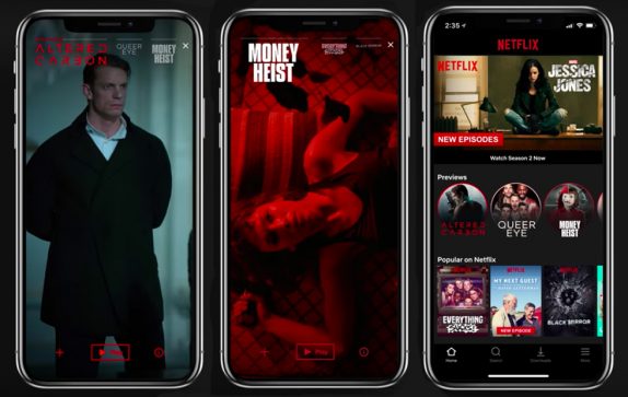 Netflix Mobile Previews
