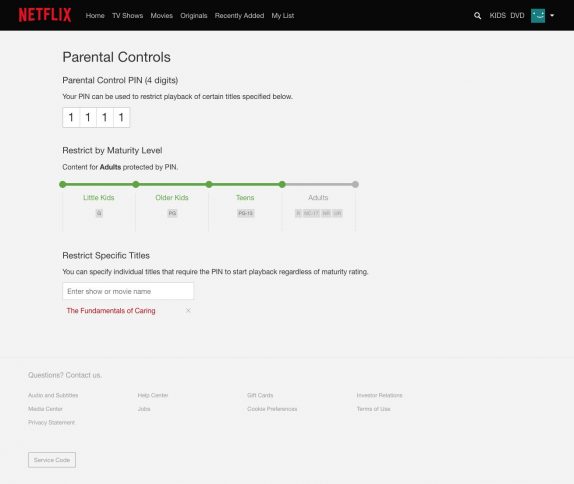 Netflix_Parental_controls