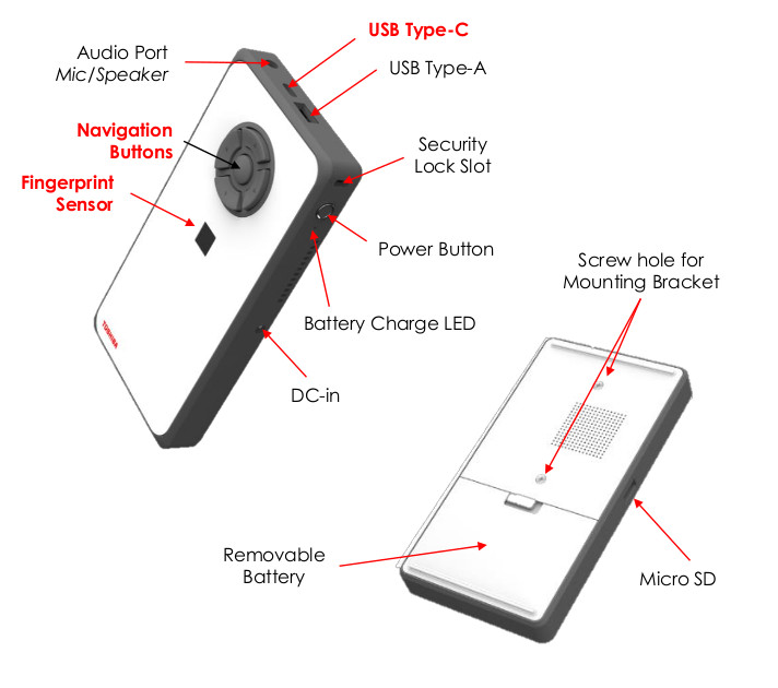 Toshiba  dynaEdge AR Smart Glasses