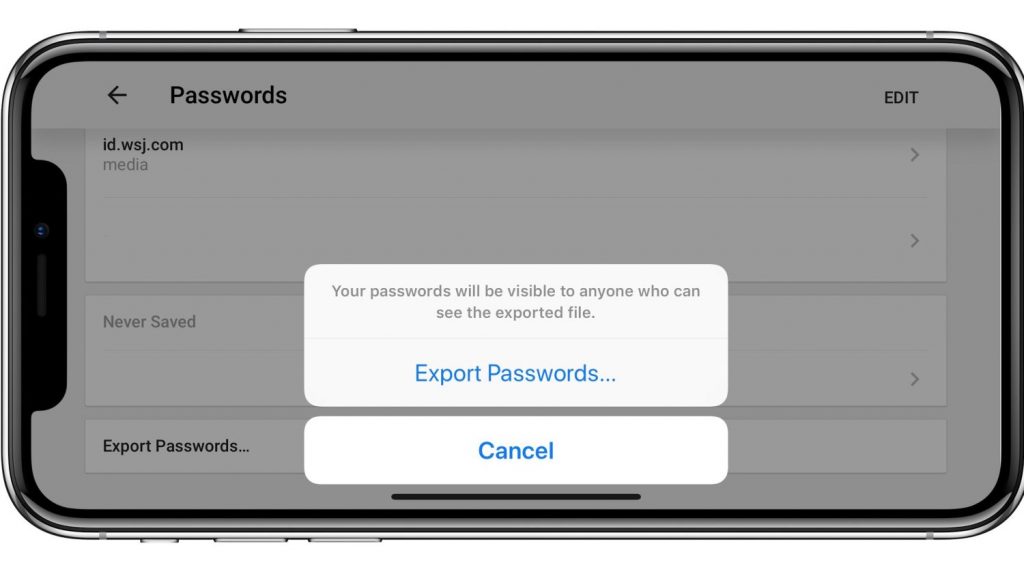 export chrome passwords and bookmarks