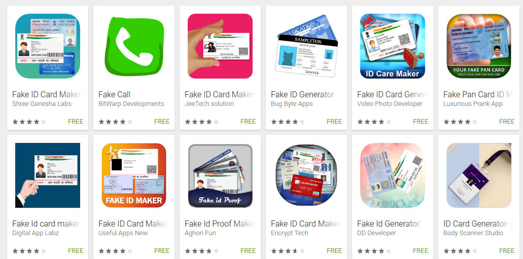 Playstore Fake Caller Id