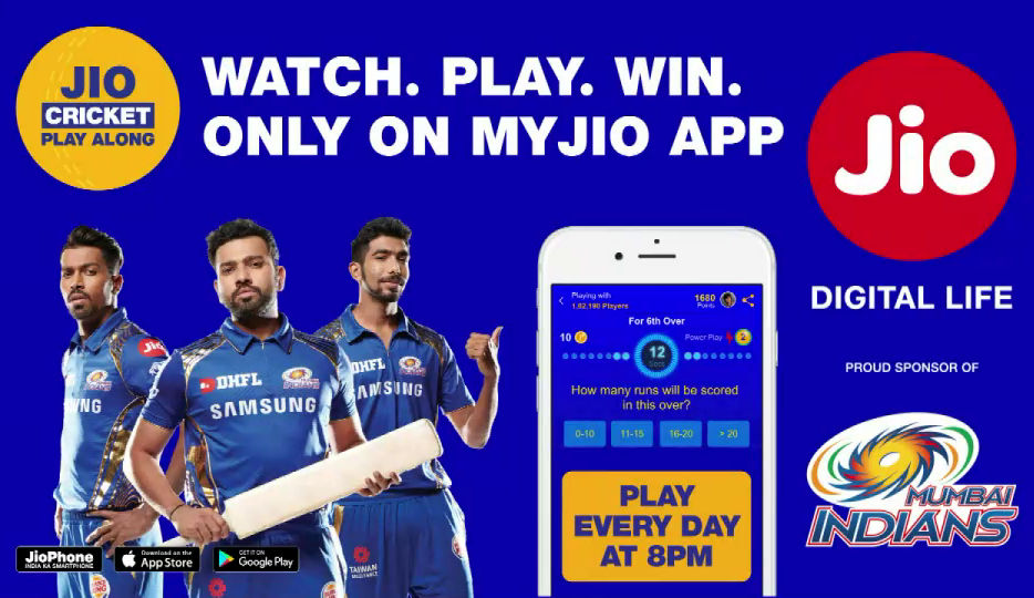 Reliance Jio launches Jio Cricket Season Pack Jio Cricket Play