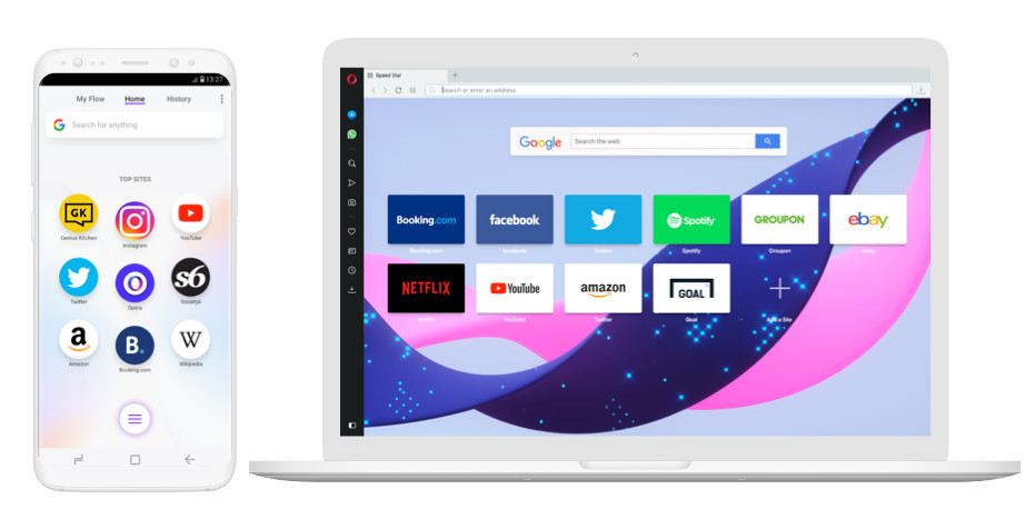 Opera Touch mobile browser with easier one-handed usage, new PC browser ...