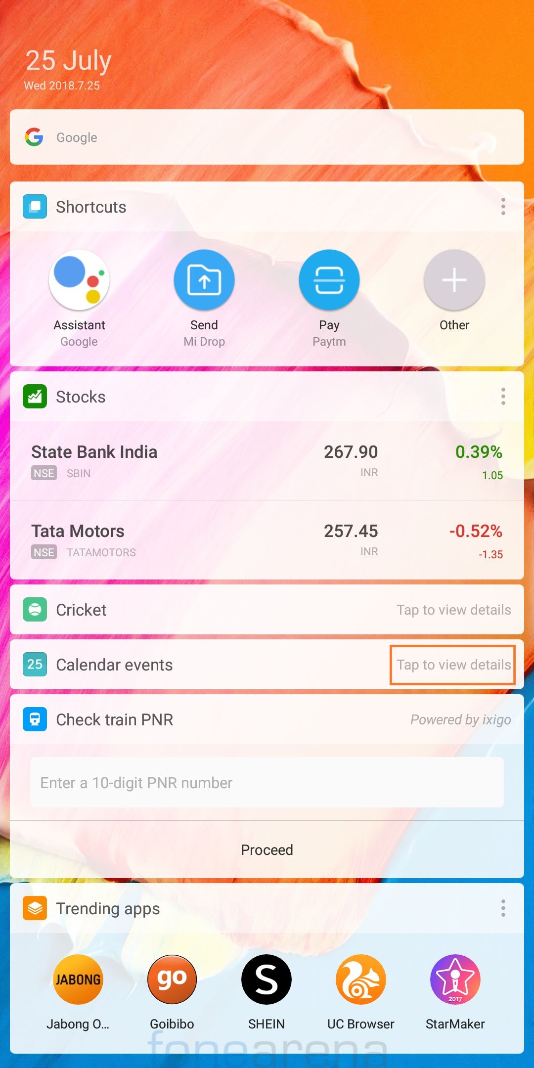 Xiaomi MIUI App Vault gets option to Check train PNR, Trending apps