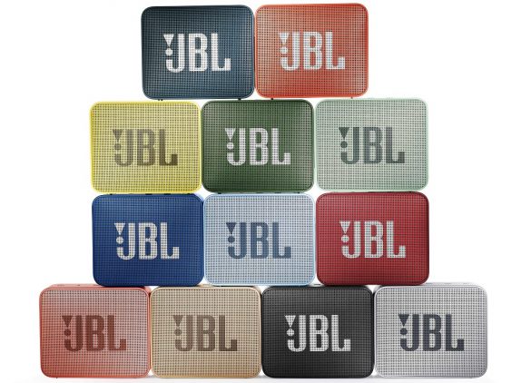 JBL GO 2 Portable Waterproof Bluetooth Speaker (Midnight Black)