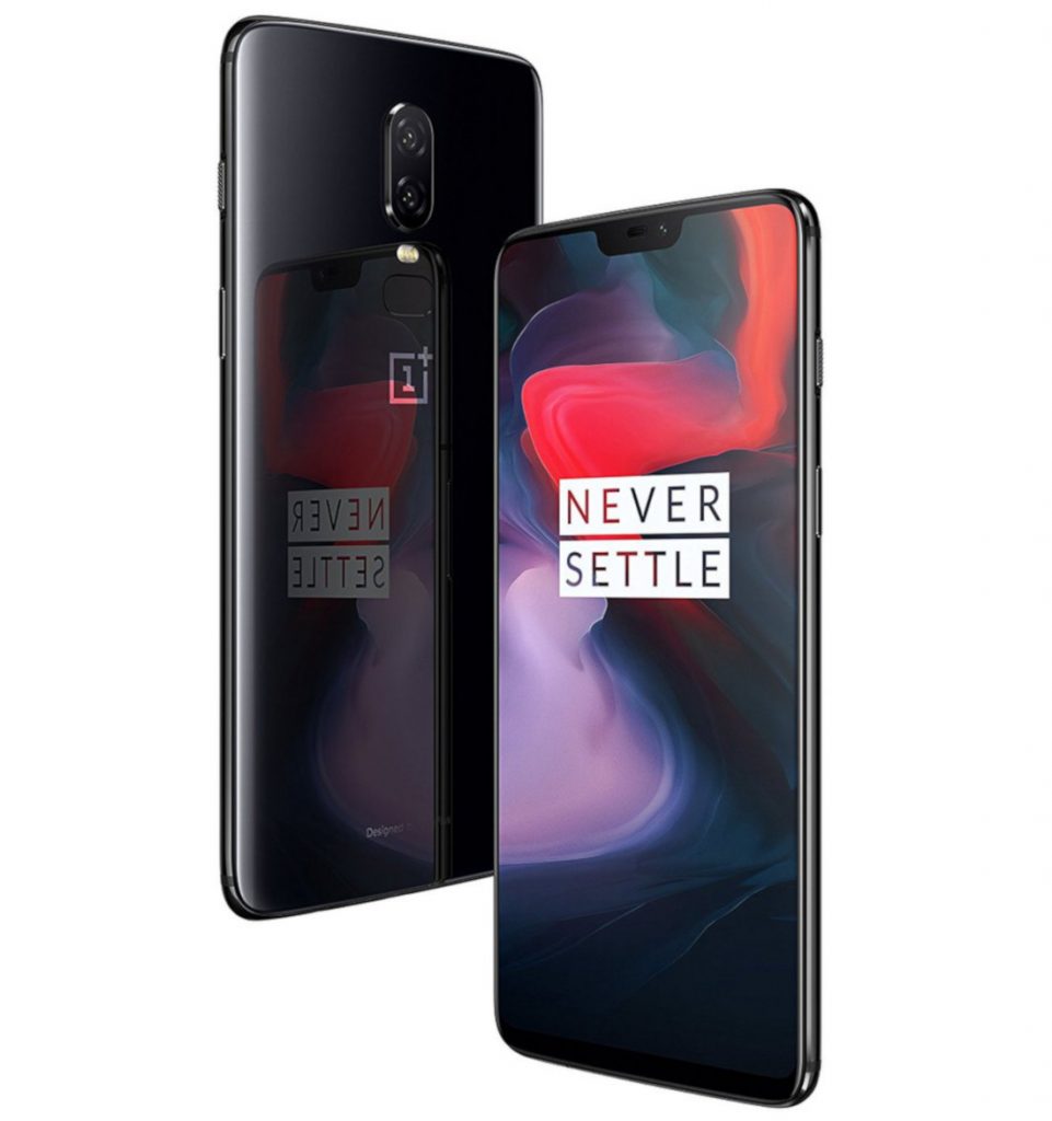 OnePlus 6 Midnight Black and Mirror Black press images, price