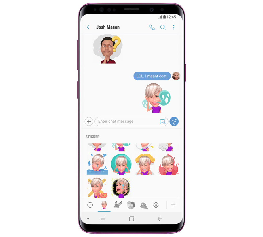 Samsung updates AR Emoji with 18 new stickers