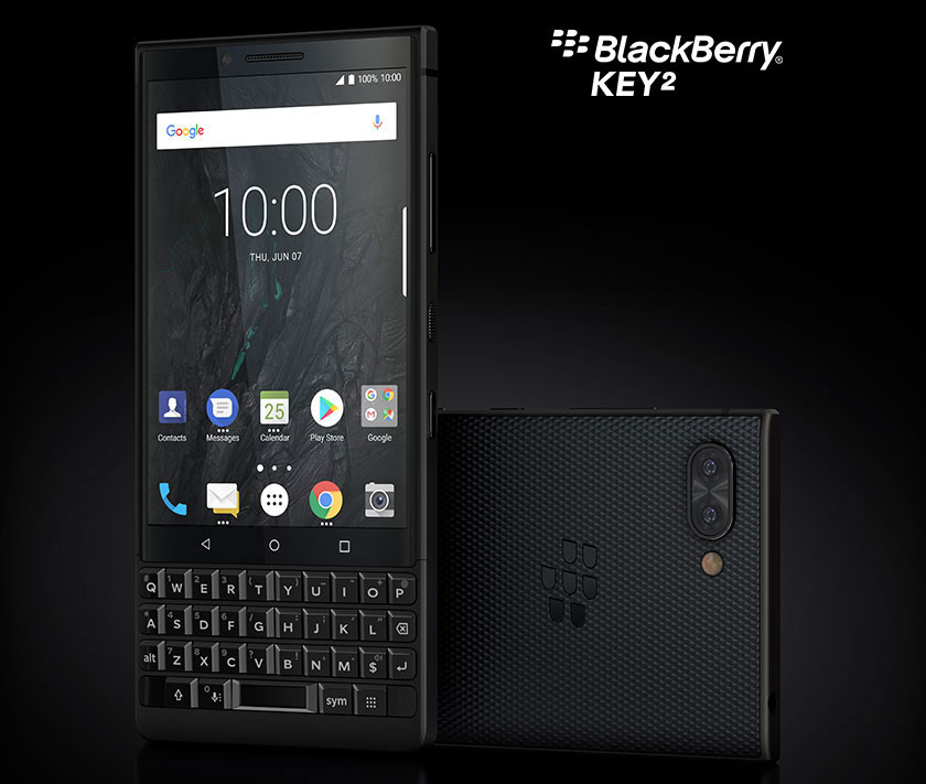 BlackBerry KEY2 with 4.5-inch FHD+ 3:2 display, QWERTY keyboard