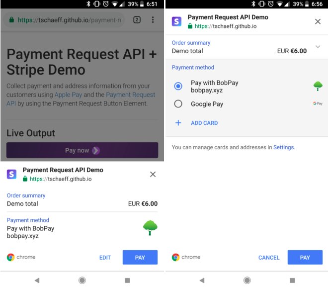 Chrome Payment API