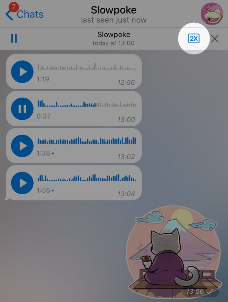 Telegram 2X Voice