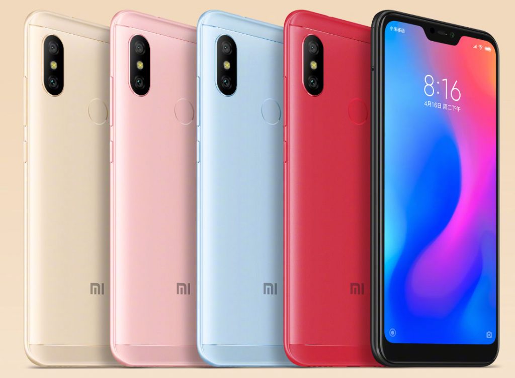 Redmi 6 pro shop price rose gold