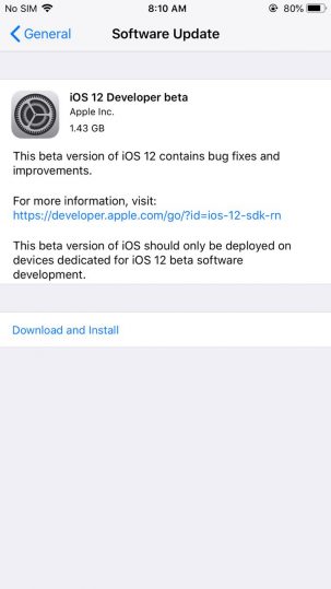 ios 12 beta software profile download