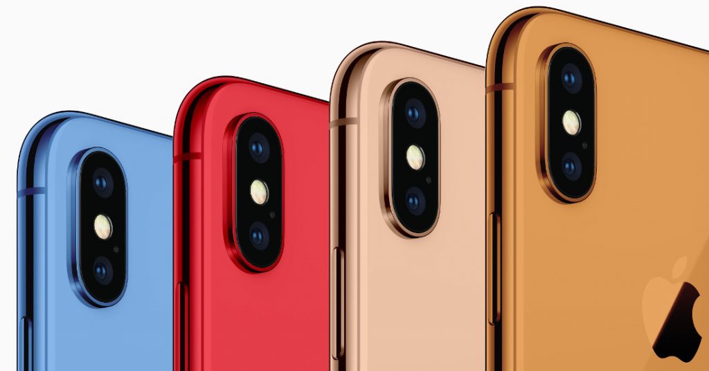 Apple iPhone 2018 colors