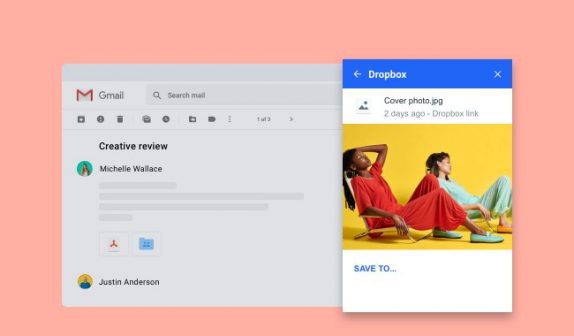 DropBox Gmail Ad on