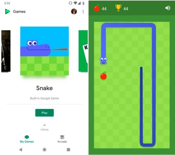 Google Play Games Snake