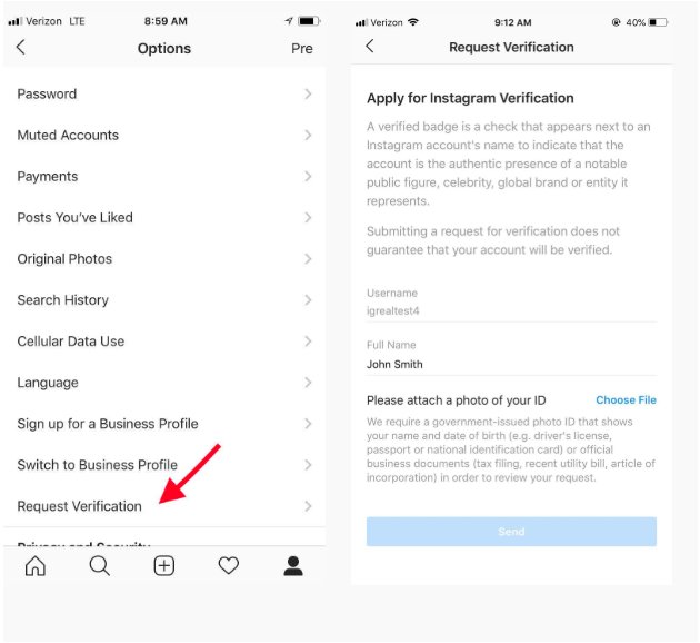 Verification Process Tweaked for Facebook, Instagram