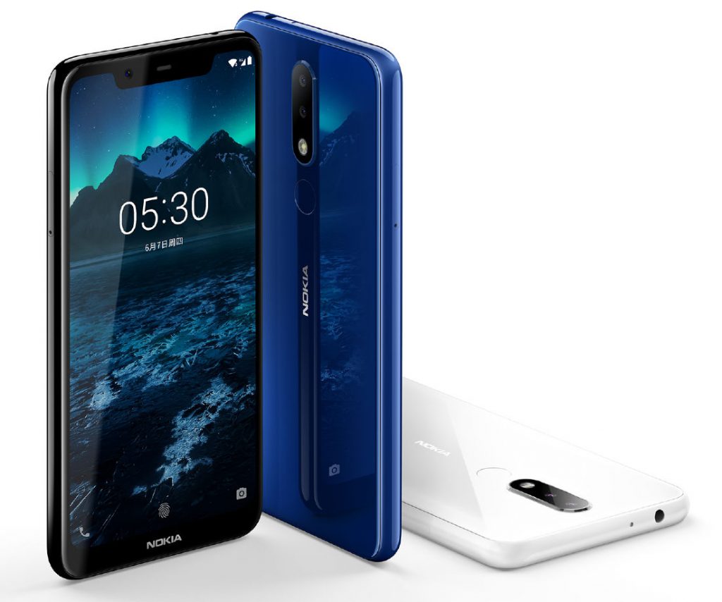 Nokia X5 with 5.86-inch 19:9 display, dual rear cameras, Android 8.1 ...