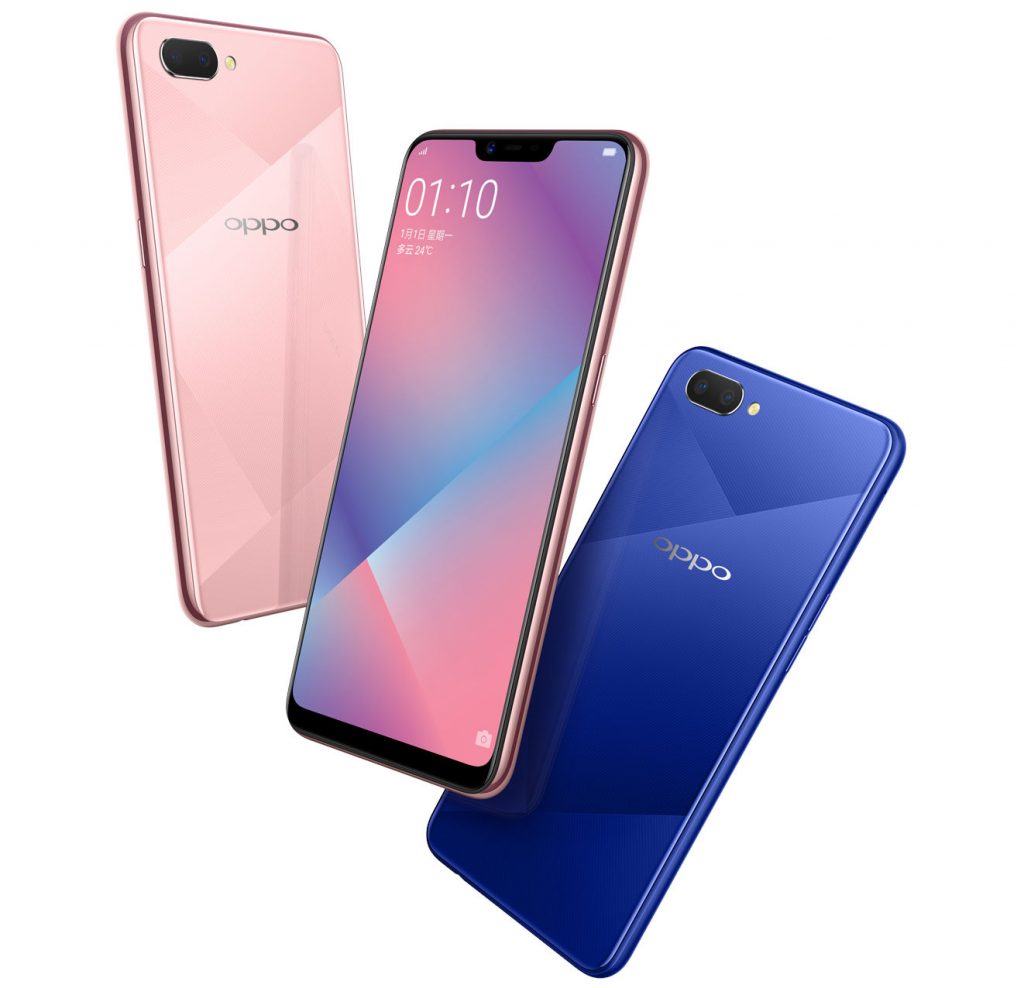 OPPO A5 with 6.2-inch 19:9 FullView display, dual rear cameras